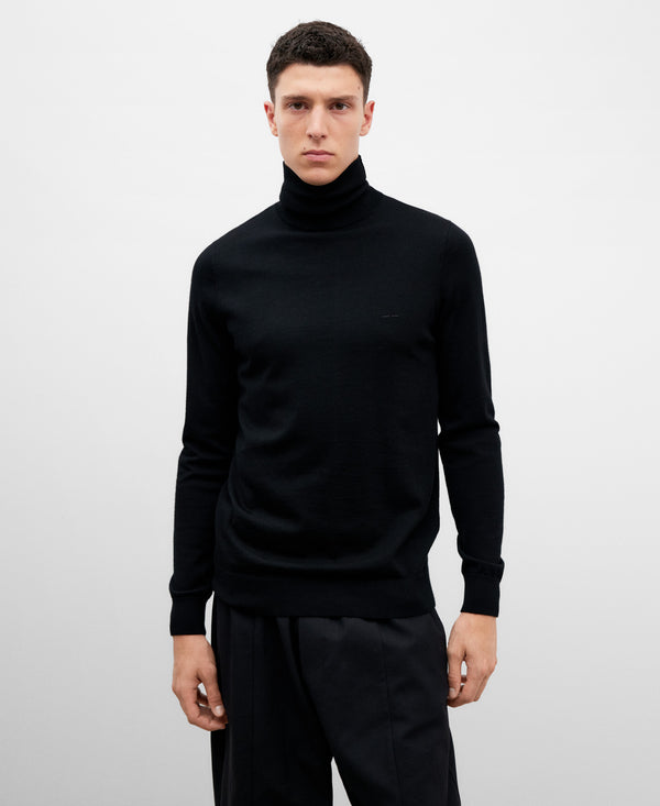 Merino Wool Turtleneck Sweater For Men
