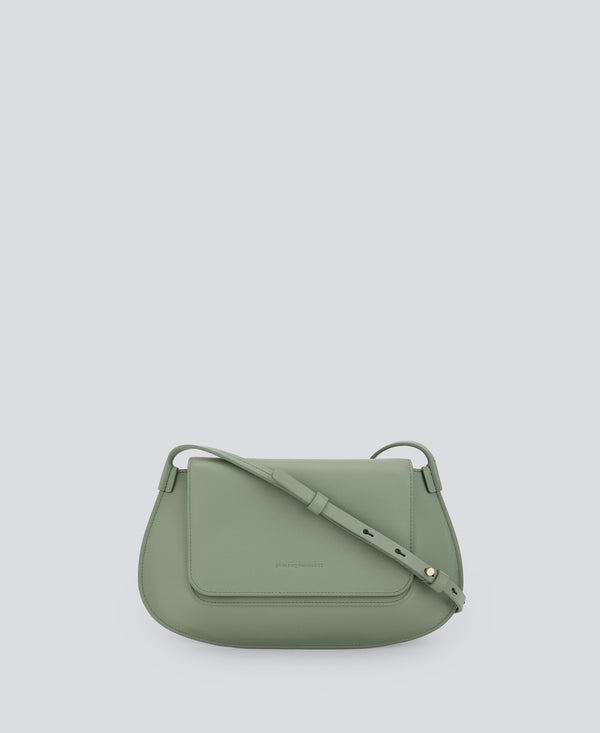 Light Green Green Leather Mini Bag
