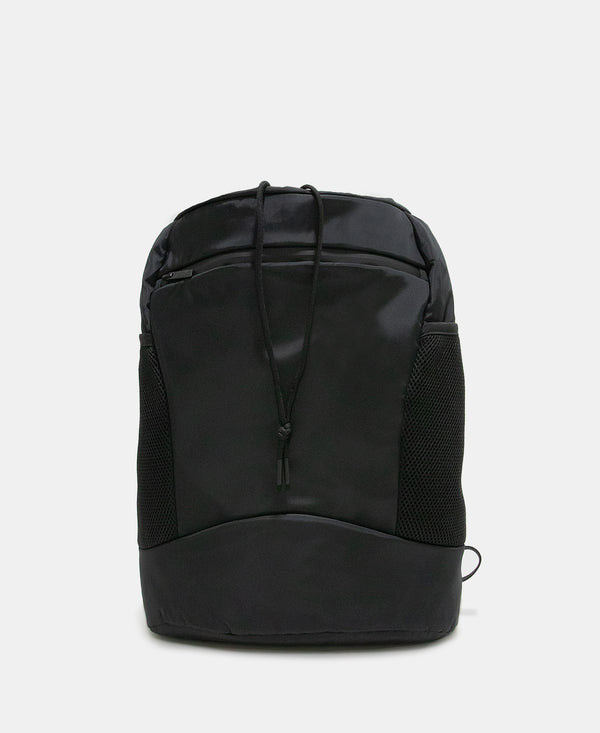 Black Choker Backpack In Nylon