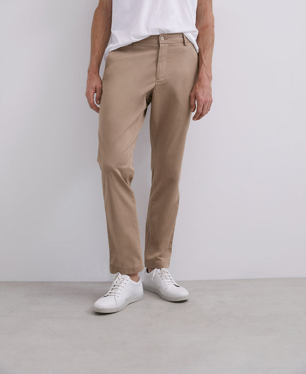 Camel Organic Cotton Chino Trousers