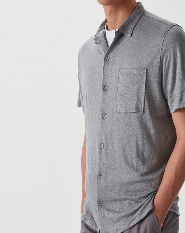 Grey Melange Polo