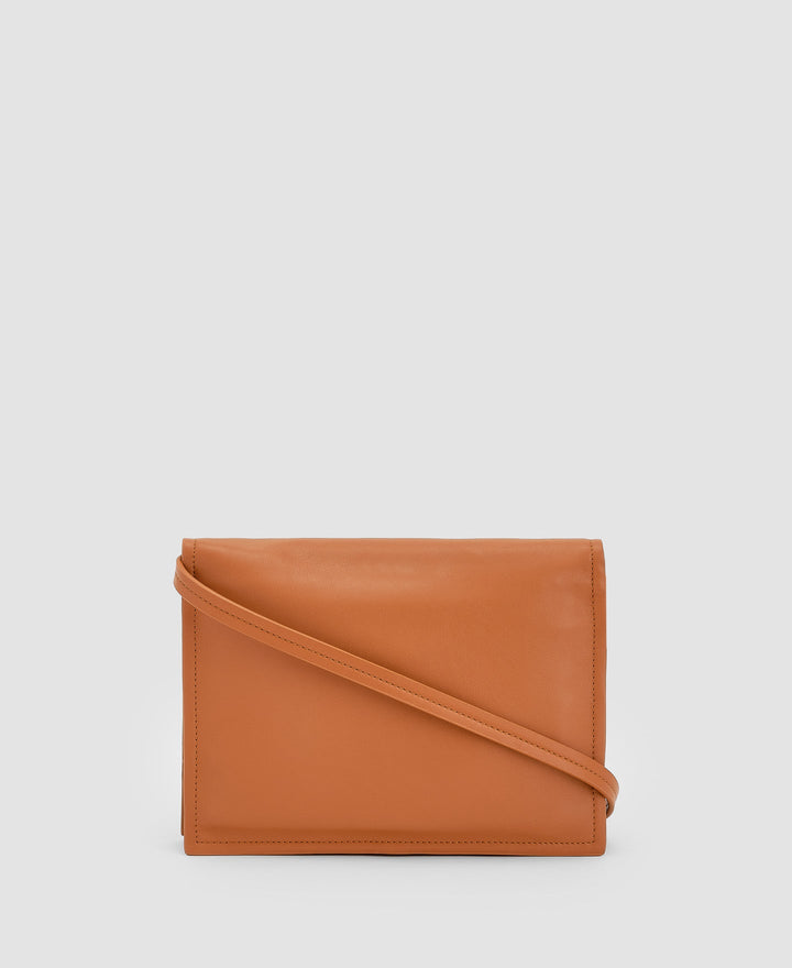 Women Bags | Amber Recycled Material Medium Shoulder Bag by Spanish designer Adolfo Dominguez