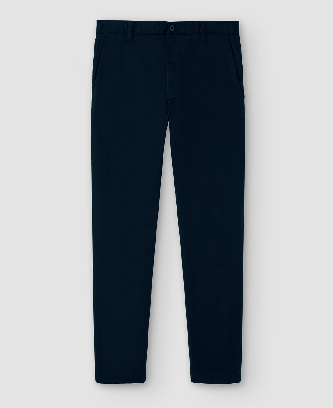 Men Trousers | Black Stretch Cotton Chino Trousers by Spanish designer Adolfo Dominguez