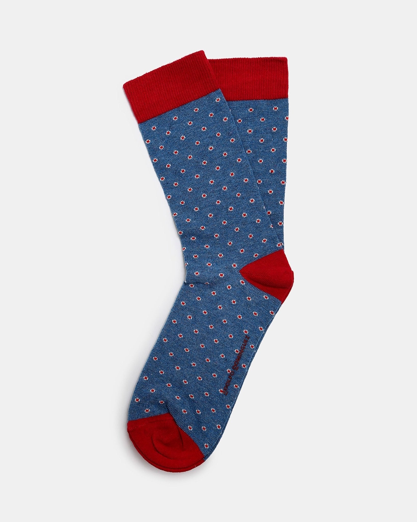 Blue Low Cut Socks With Two-Tone Motif | Adolfo Dominguez – Adolfo ...