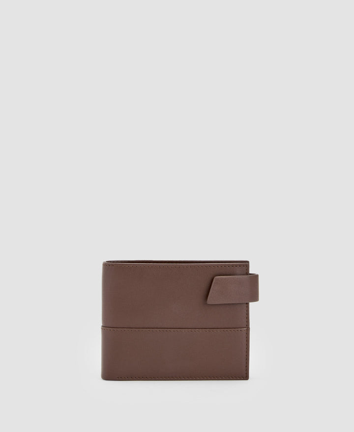 Men Wallet | Brown Leather Wallet by Spanish designer Adolfo Dominguez