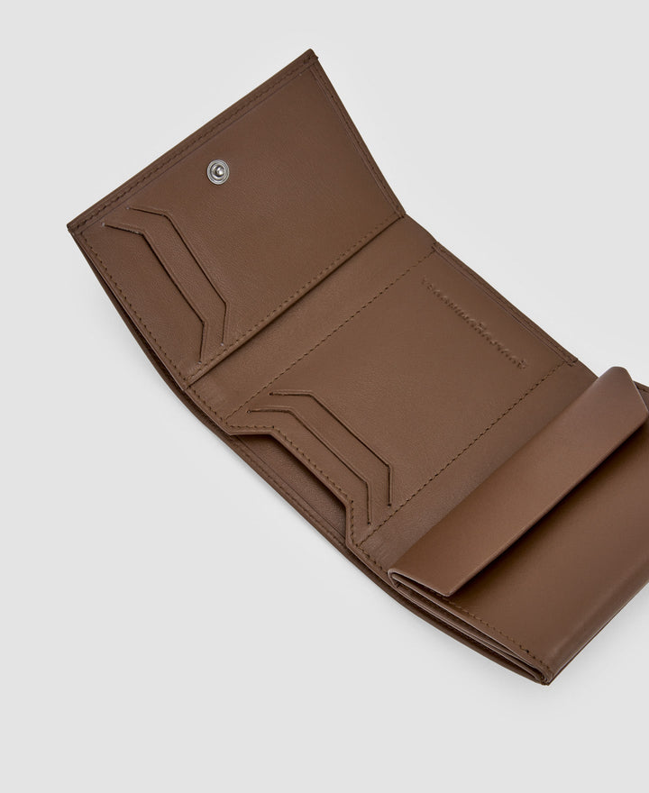 Men Wallet | Chocolate Responsible Leather Wallet by Spanish designer Adolfo Dominguez