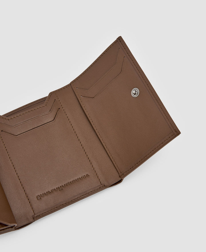 Men Wallet | Chocolate Responsible Leather Wallet by Spanish designer Adolfo Dominguez