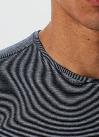 Men T-Shirt (Short Sleeve) | Crew Neckline Textured T-Shirt by Spanish designer Adolfo Dominguez