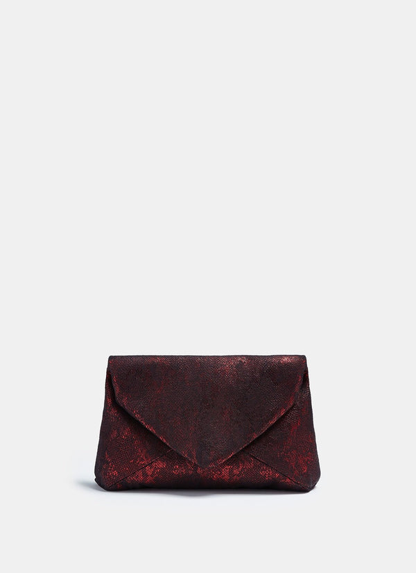 Women Bags | Red Animal Print Cocktail Bag by Spanish designer Adolfo Dominguez